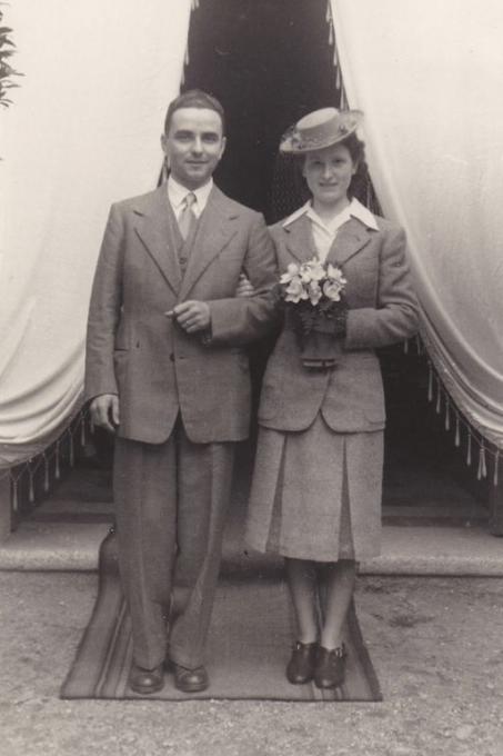 His marriage to Carolina, May 1944